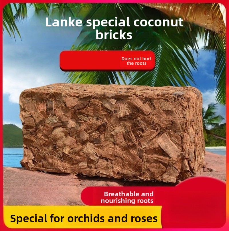 Substrate Coconut Fiber - Briket Serbuk Kelapa dengan Pupuk Organik